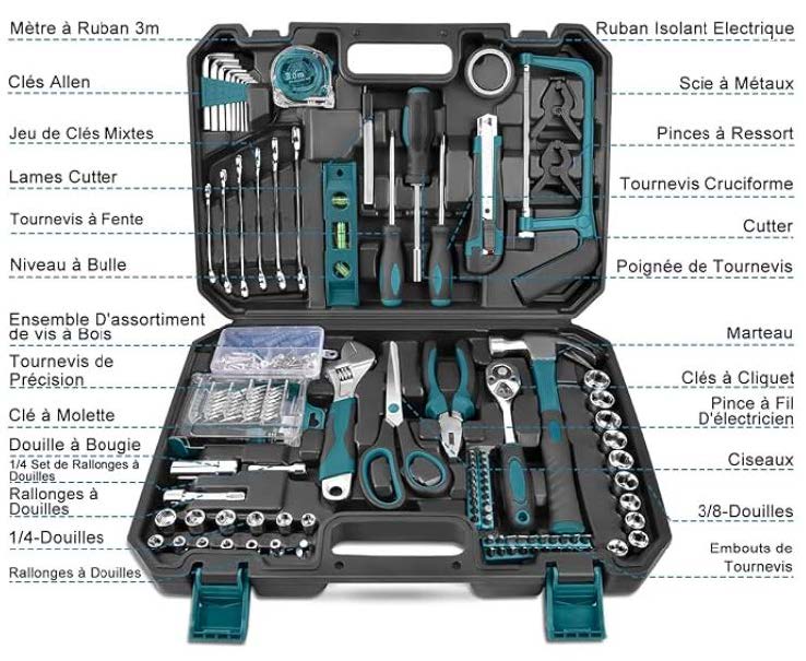 CAISSE À OUTILS COMPLÈTE