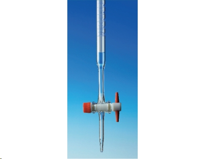 BURETTE 50CM3 AVEC ROBINET TEFLON