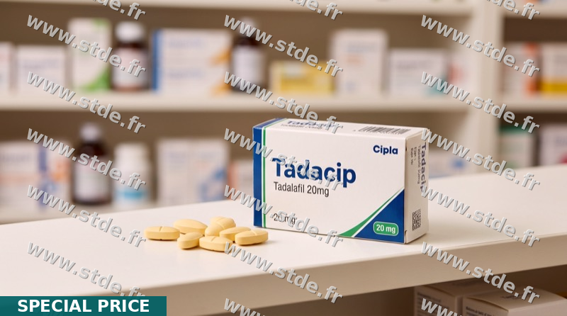 Dossier Tadacip 20mg : indications, contre-indications et prix — dès 1,05€/comprimé en France