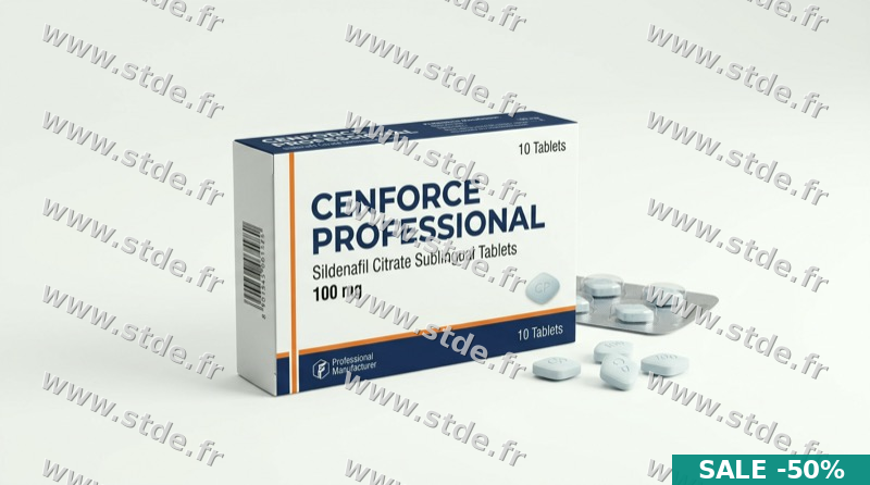 Cenforce Professional 100mg (Sildenafil) — solution éprouvée contre dysfonction érectile